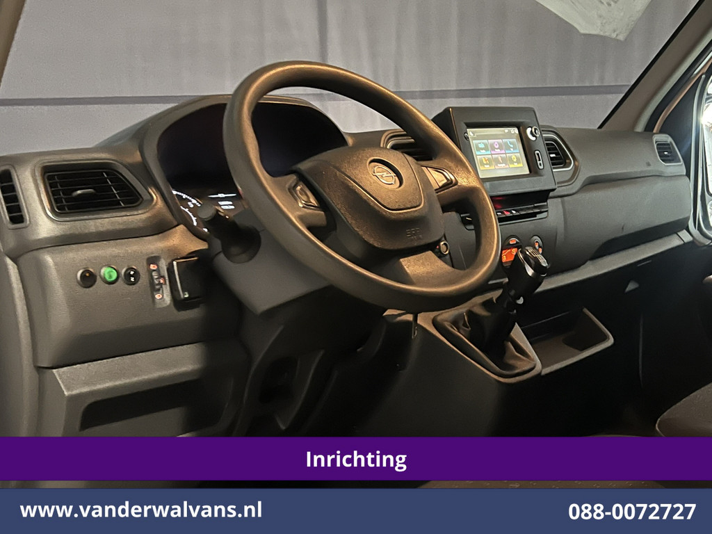 Opel Movano 2.3 Turbo 150pk L3H2 inrichting Euro6 Airco | 2500kg Trekhaak | Camera | Navigatie | Imperiaal trap, cruisecontrol, parkeersensoren, bijrijdersbank, LED 7