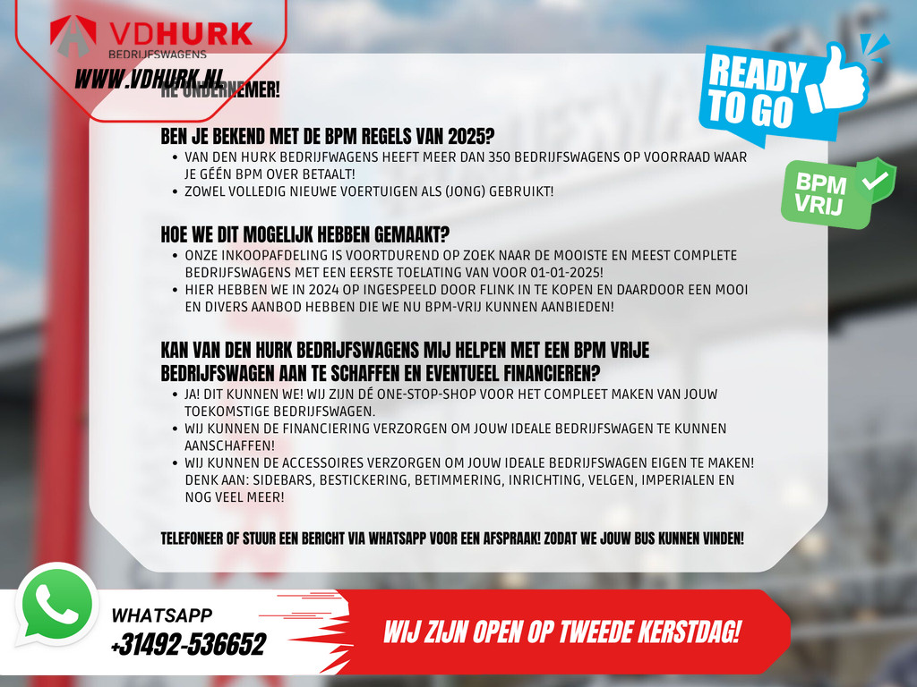 Opel Movano 35 2.2 CDTI 140 pk Aut. ZF L2H2 BPM VRIJ! Virtual Cockpit/ Carplay/ Climate/ 270Gr. Deuren/ Navi/ Camera/ Cruise/ PDC/ DAB 8