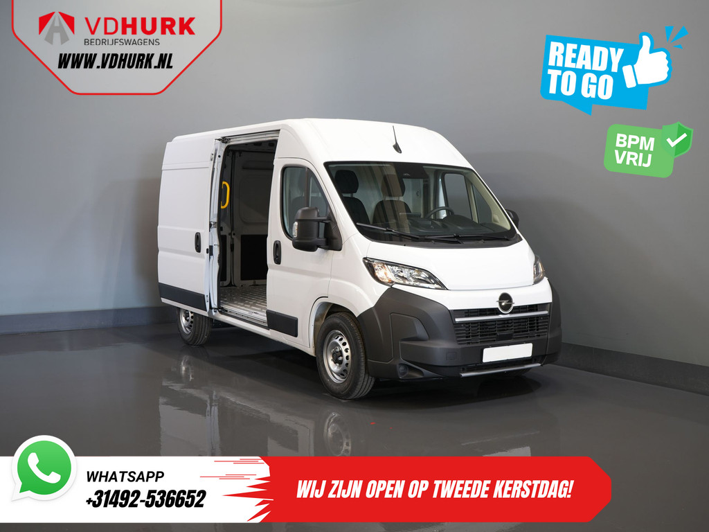 Opel Movano 35 2.2 CDTI 140 pk Aut. ZF L2H2 BPM VRIJ! Virtual Cockpit/ Carplay/ Climate/ 270Gr. Deuren/ Navi/ Camera/ Cruise/ PDC/ DAB 9