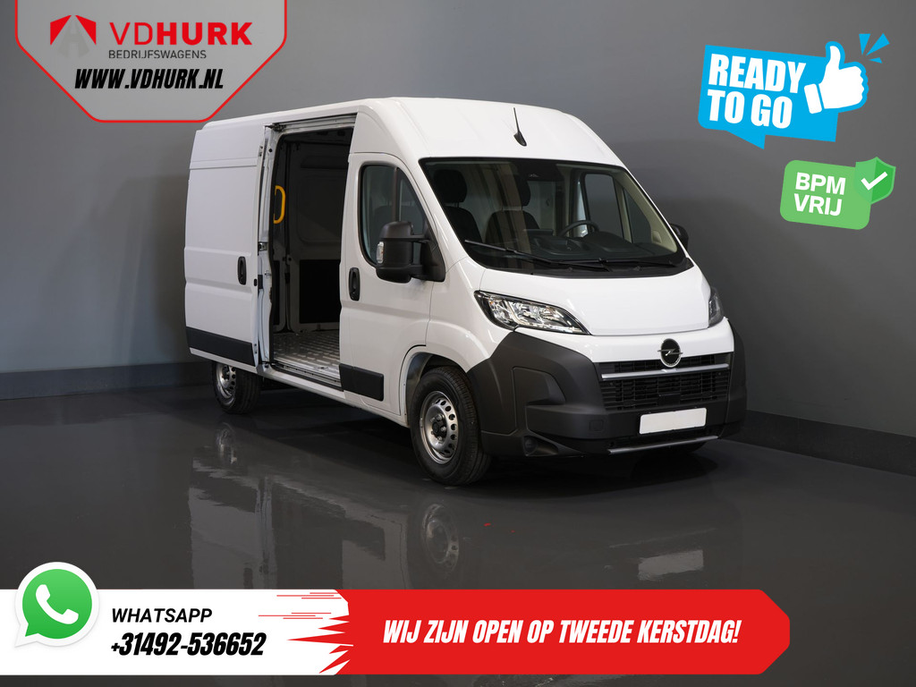 Opel Movano 35 2.2 CDTI 140 pk Aut. ZF L2H2 BPM VRIJ! Virtual Cockpit/ Carplay/ Climate/ 270Gr. Deuren/ Navi/ Camera/ Cruise/ PDC/ DAB 9