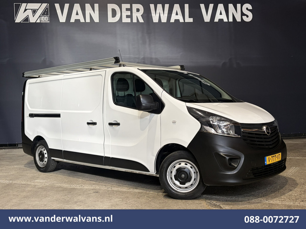 Opel Vivaro 1.6 CDTI 122pk L2H1 Euro6 Airco | Imperiaal | Trekhaak | LED | Cruisecontrol Parkeersensoren, Bijrijdersbank