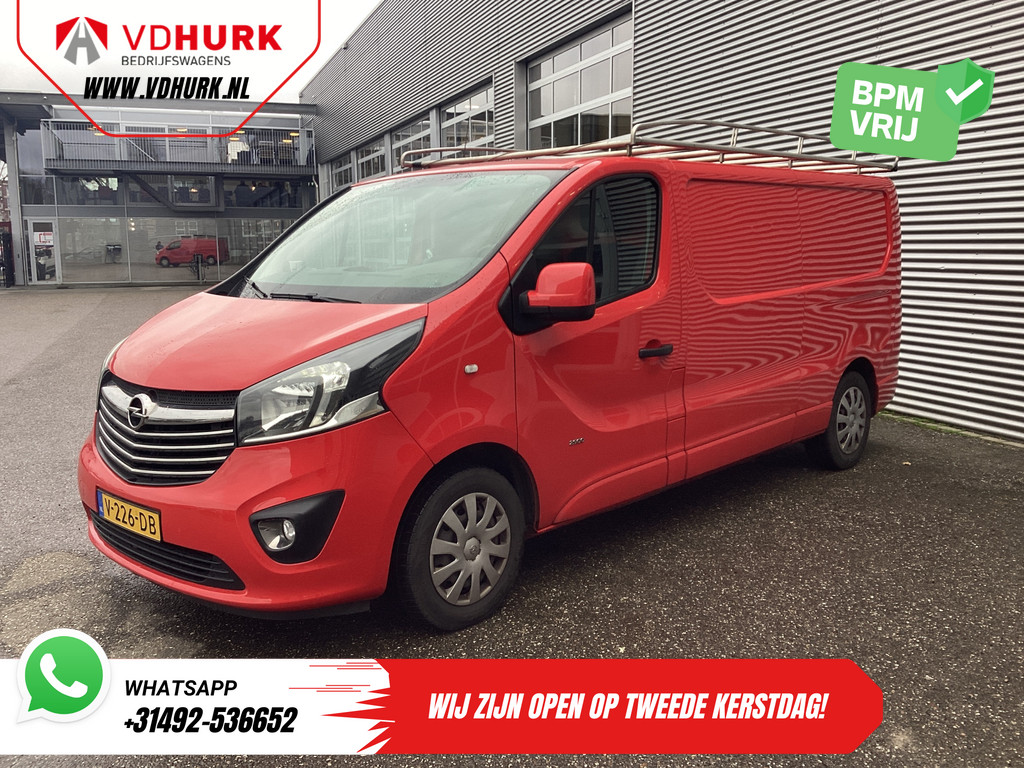 Opel Vivaro 1.6 CDTI 125 pk L2 EXPORT EURO 6/ NL Auto/ Imperiaal/ Airco/ Navi/ Cruise/ PDC/ DAB/ Trekhaak 8
