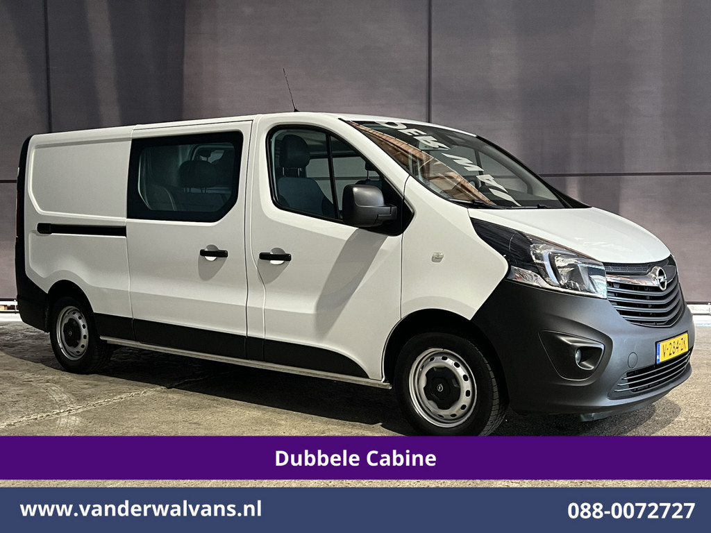 Opel Vivaro 1.6 CDTI 126pk L2H1 Dubbele Cabine Euro6 Airco | 5-Zits | Navigatie | Camera | LED | Cruisecontrol | Trekhaak Parkeersensoren 10