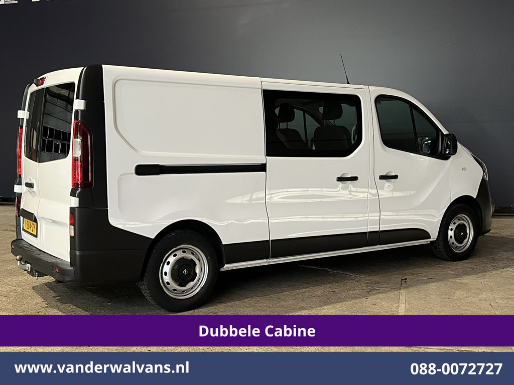 Opel Vivaro 1.6 CDTI 126pk L2H1 Dubbele Cabine Euro6 Airco | 5-Zits | Navigatie | Camera | LED | Cruisecontrol | Trekhaak Parkeersensoren 12
