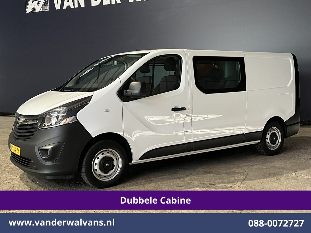 Opel Vivaro 1.6 CDTI 126pk L2H1 Dubbele Cabine Euro6 Airco | 5-Zits | Navigatie | Camera | LED | Cruisecontrol | Trekhaak Parkeersensoren 9