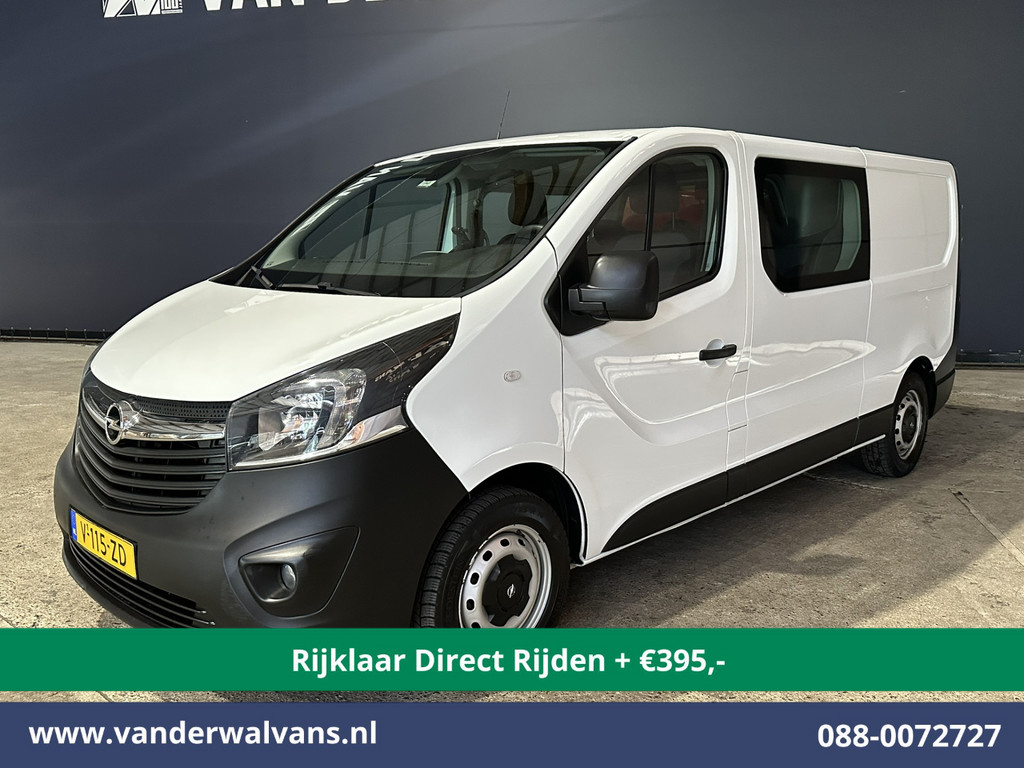 Opel Vivaro 1.6 CDTI 126pk L2H1 Dubbele Cabine Euro6 *Rijklaar Direct Rijden* Airco | 5-Zits | Camera | Navigatie | Trekhaak Cruisecontrol, Parkeersensoren 12