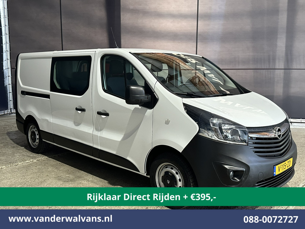 Opel Vivaro 1.6 CDTI 126pk L2H1 Dubbele Cabine Euro6 *Rijklaar Direct Rijden* Airco | 5-Zits | Camera | Navigatie | Trekhaak Cruisecontrol, Parkeersensoren 13