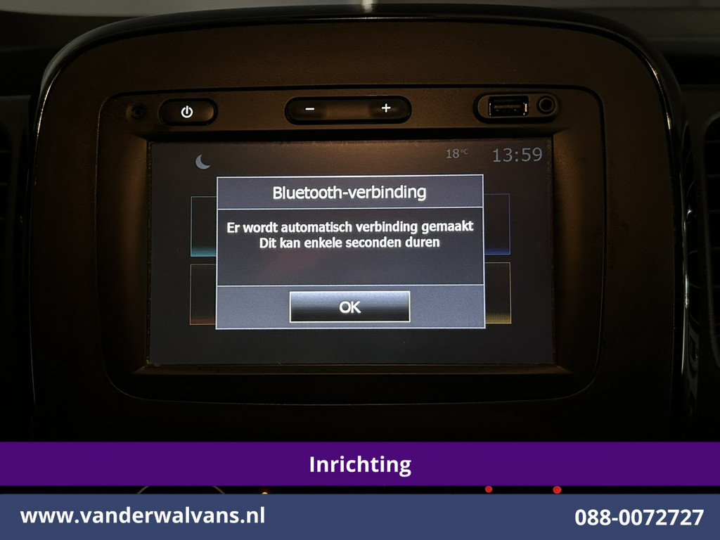 Opel Vivaro 1.6 CDTI 146pk L2H1 inrichting Euro6 Airco | Camera | Navigatie | LED | Cruiscontrol Trekhaak, Parkeersensoren, Bijrijdersbank 14