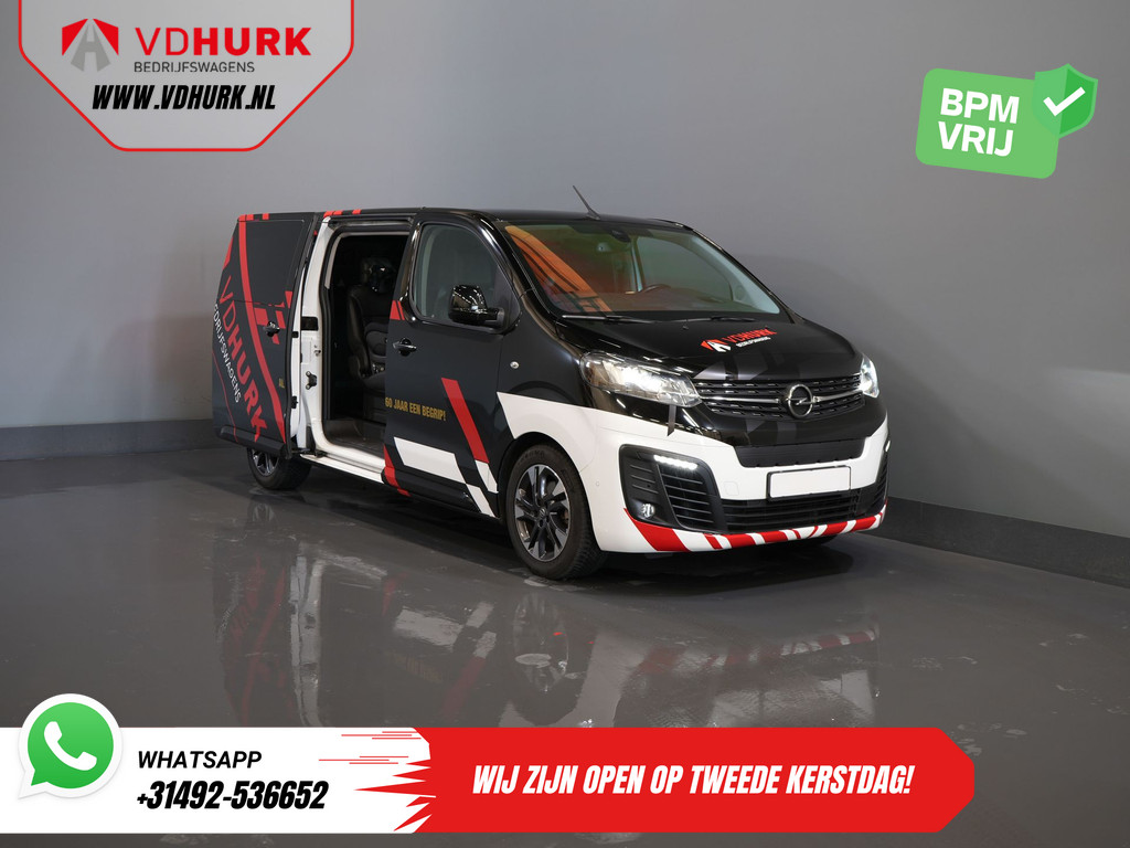 Opel Vivaro-e 75 kWh 330km WLTP (DEMO) EUR 35.022,- incl. BTW Pano/ Elek.Schuifdeuren/ Massage Stoelen/ Leder/ Xenon/ Standkachel/ Head Up/ Klasse 3/ Carplay/ Combi/ Kombi/ 8 Pers./ 8 Persoons 9