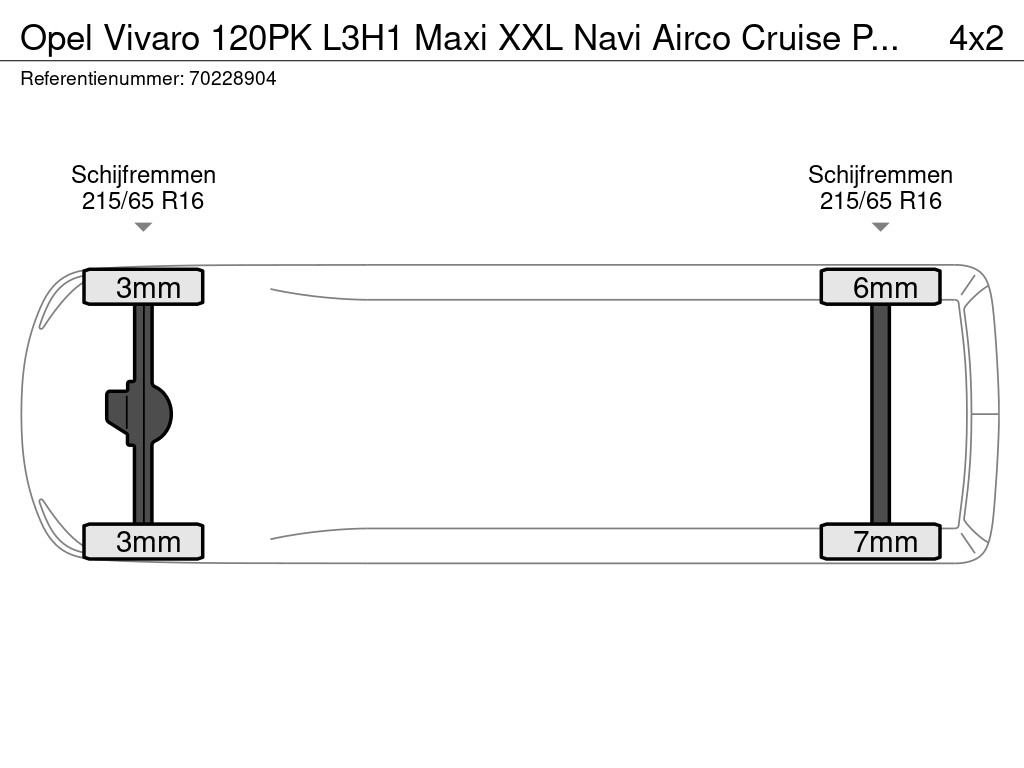 Opel Vivaro 120PK L3H1 Maxi XXL Navi Airco Cruise PDC Airco Cruise control 20