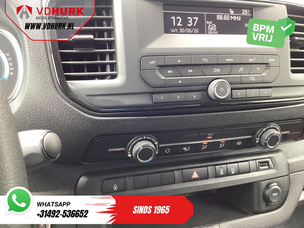 Opel Vivaro Electric 75 kWh DC Dubbel Cabine 345 km WLTP Snellader/ Cruise/ PDC/ Airco 13