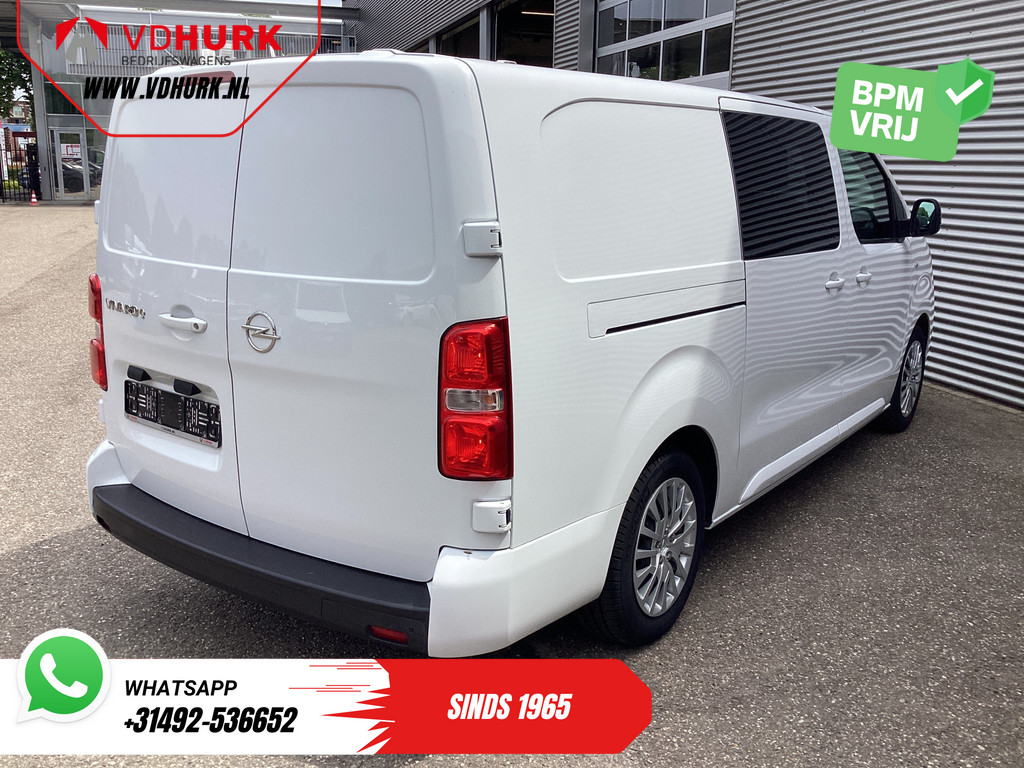 Opel Vivaro Electric 75 kWh DC Dubbel Cabine 345 km WLTP Snellader/ Cruise/ PDC/ Airco 9