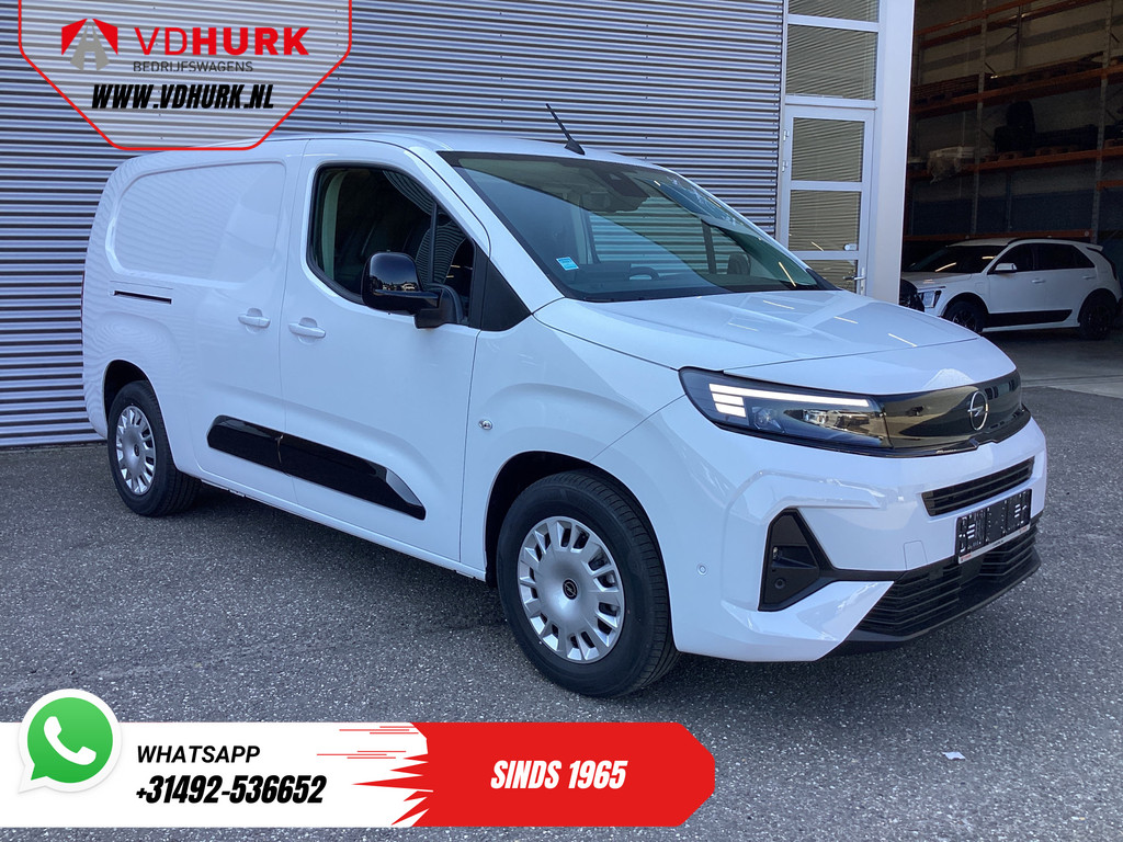 Opel e-Combo L2 50kWh 340 km WLTP LED/ Standkachel/ Snellader/ 3Pers./ Carplay/ Keyless/ Camera/ PDC/ Cruise/ Airco