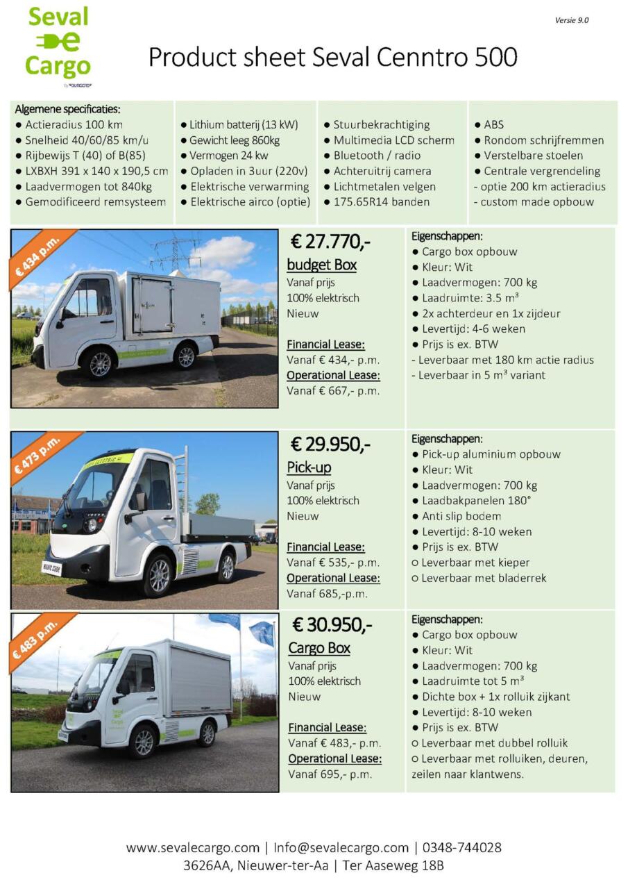 Overige merken C500 | Electric | budget pick up | T-kenteken | new batt 16