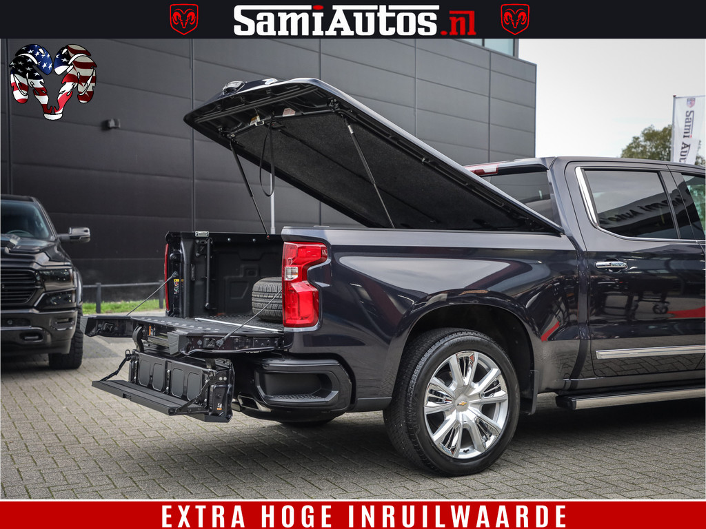 Overige merken SILVERADO LUXURY PICK UP | 6.2 V8 HIGH COUNTRY | BOM VOL | DC | TITANIUM RUSH KLEUR | HUD | ZO GOED ALS NIEUW | 10