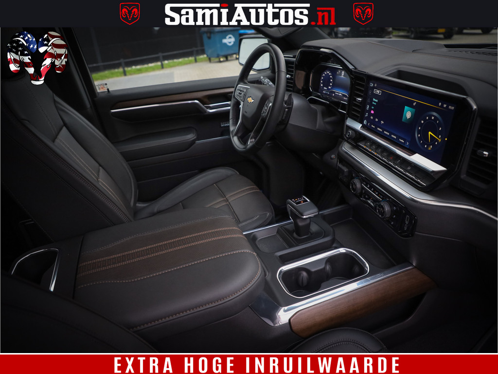 Overige merken SILVERADO LUXURY PICK UP | 6.2 V8 HIGH COUNTRY | BOM VOL | DC | TITANIUM RUSH KLEUR | HUD | ZO GOED ALS NIEUW | 12