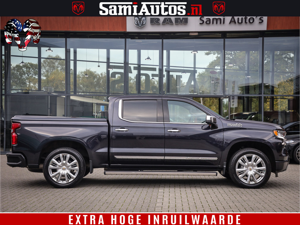 Overige merken SILVERADO LUXURY PICK UP | 6.2 V8 HIGH COUNTRY | BOM VOL | DC | TITANIUM RUSH KLEUR | HUD | ZO GOED ALS NIEUW | 13