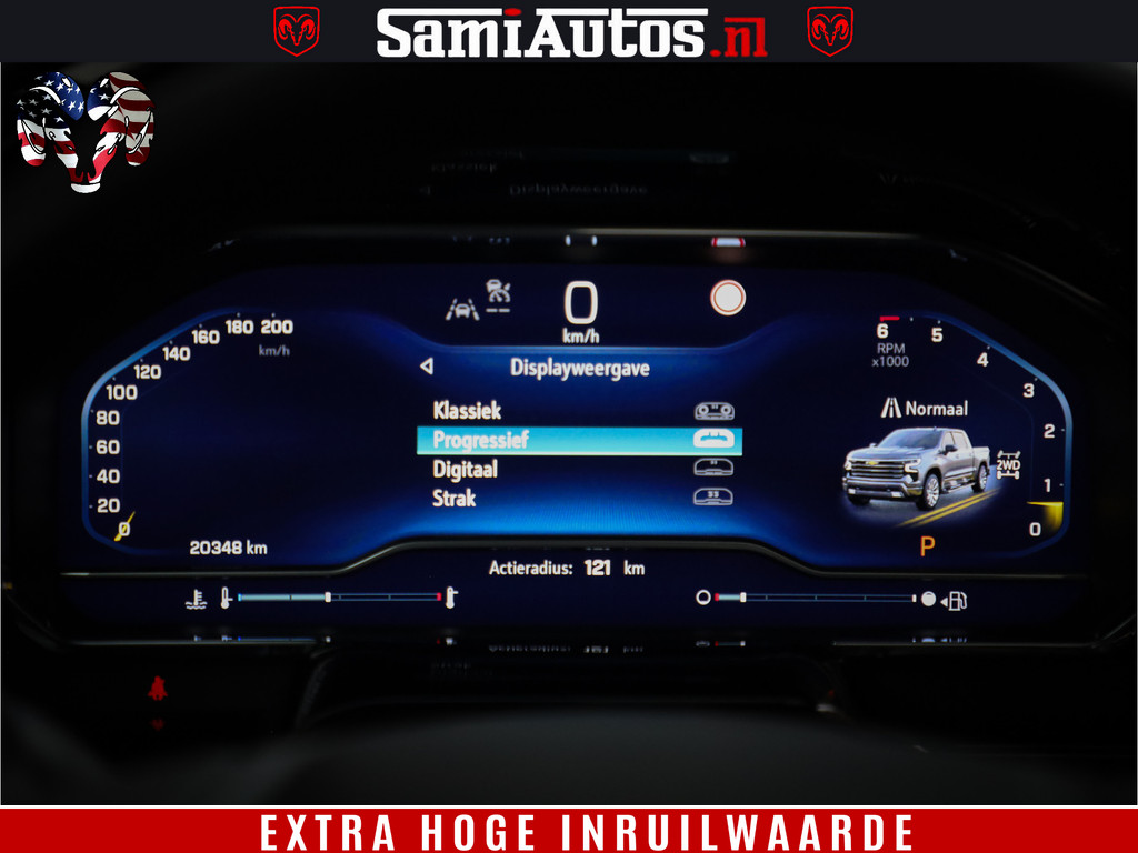 Overige merken SILVERADO LUXURY PICK UP | 6.2 V8 HIGH COUNTRY | BOM VOL | DC | TITANIUM RUSH KLEUR | HUD | ZO GOED ALS NIEUW | 14