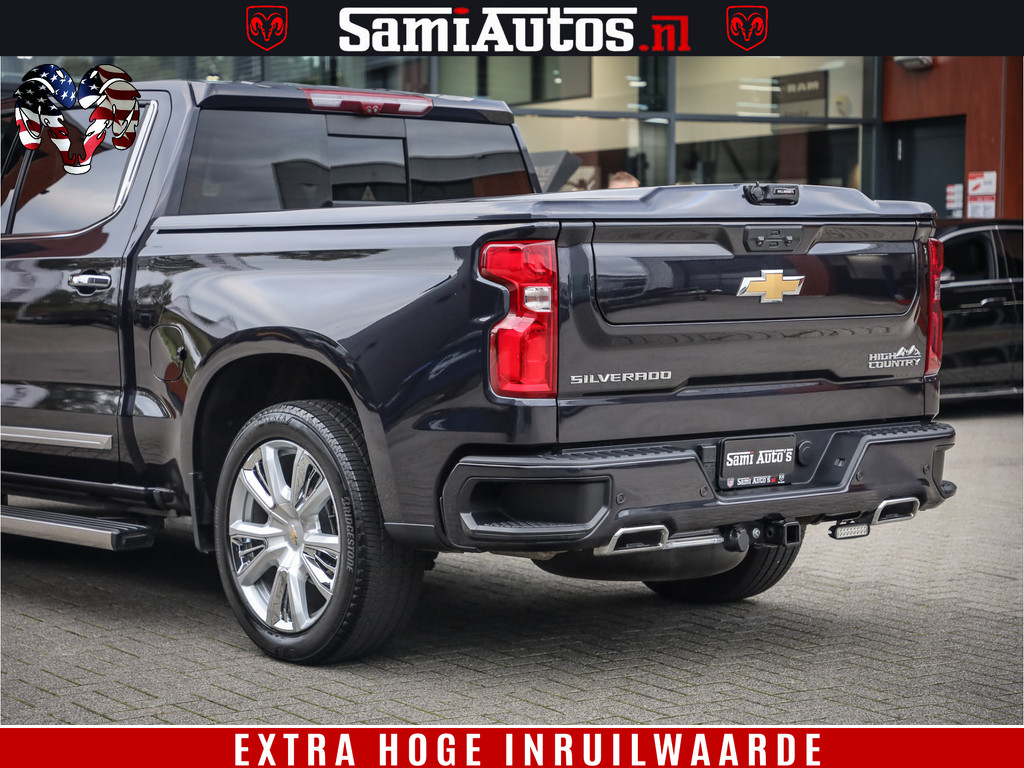 Overige merken SILVERADO LUXURY PICK UP | 6.2 V8 HIGH COUNTRY | BOM VOL | DC | TITANIUM RUSH KLEUR | HUD | ZO GOED ALS NIEUW | 16
