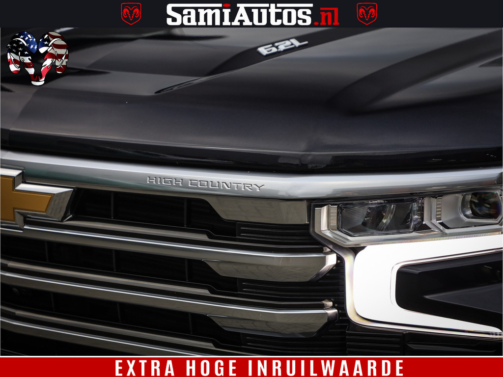 Overige merken SILVERADO LUXURY PICK UP | 6.2 V8 HIGH COUNTRY | BOM VOL | DC | TITANIUM RUSH KLEUR | HUD | ZO GOED ALS NIEUW | 20