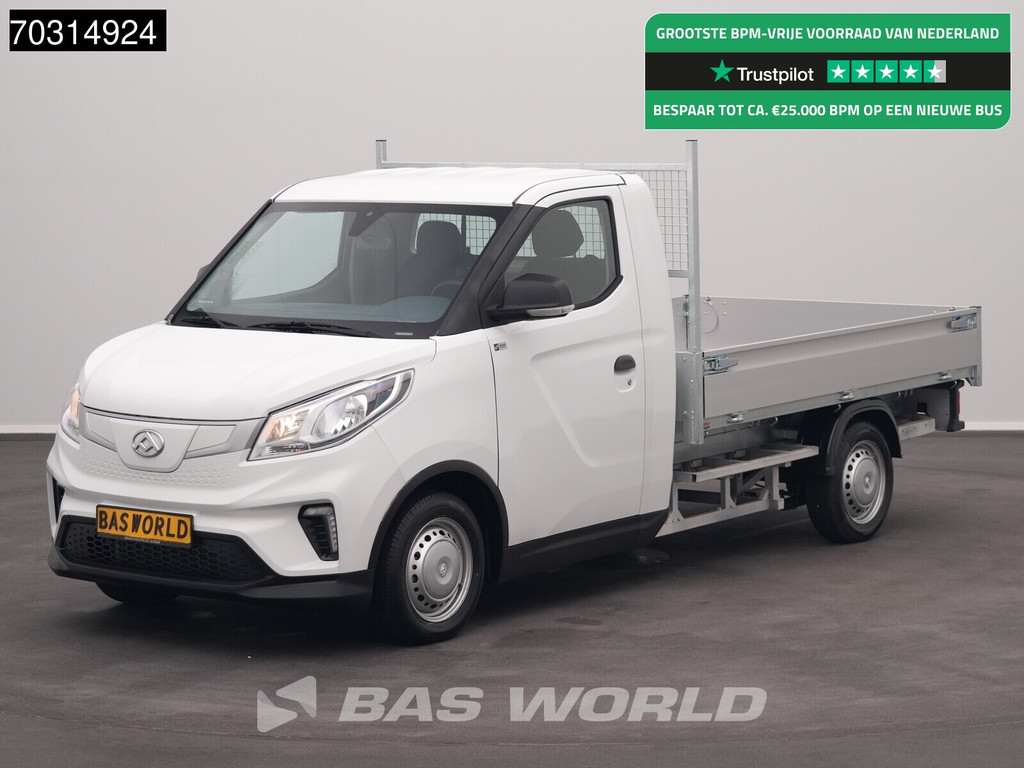 Overige merken eDeliver 3 Open Laadbak 50 Kwh 327km WLTP Stad 100% Elektrisch Airco Cruise Camera Pritsche Pickup Open Box Cruise control