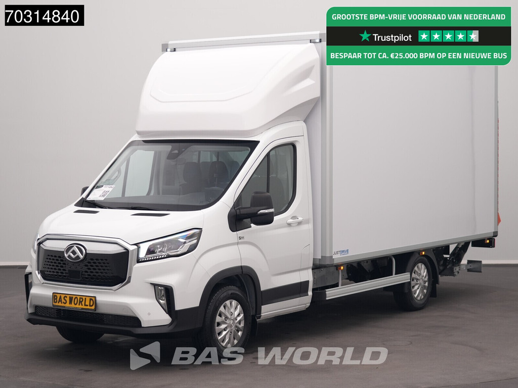 Overige merken eDeliver 9 100% Elektrisch 65kWh Dhollandia Laadklep Bakwagen Camera Snelladen CarPlay LED Airco Cruise Meubelbak Koffer Airco