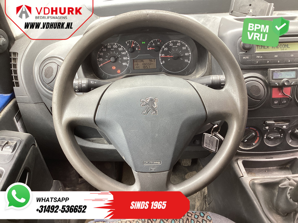 Peugeot Bipper 1.4 HDi EXPORT ONLY NL Auto/ Carkit/ Betimmerd/ Radio/ Trekhaak 10