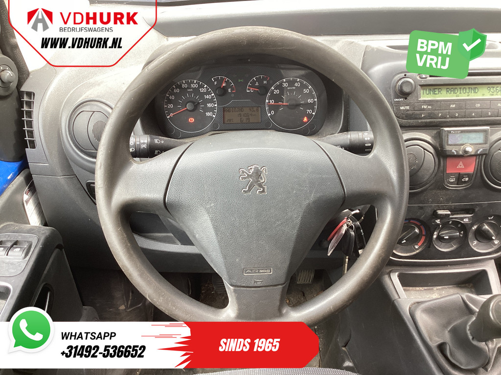 Peugeot Bipper 1.4 HDi EXPORT ONLY Rijdt prima/ APK 01-2026/ Carkit/ Betimmerd/ Radio/ Trekhaak 10