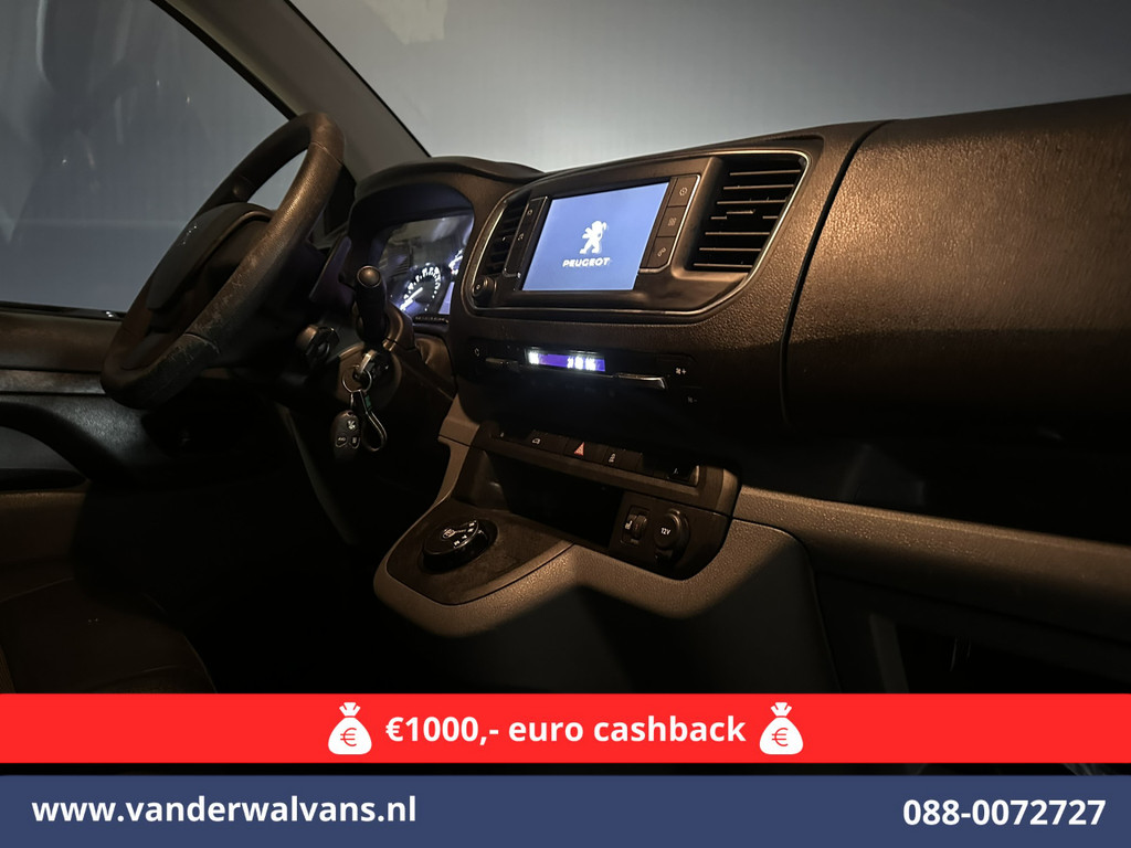 Peugeot Expert 1.6 BlueHDI Automaat L2H1 Euro6 Airco | 2x zijdeur | Trekhaak | Camera | Apple Carplay | Android Auto Cruisecontrol, Parkeersensoren, Stoelverwarming, Bijrijdersbank 14
