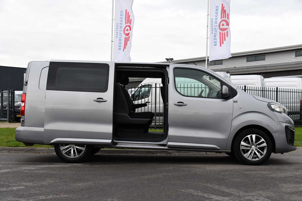 Peugeot Expert 2.0 BlueHDI 120 Long Asphalt DC 360 Camera, Cruise, Carplay, 2 x Schuifdeur, Multimedia, 122pk, Trekhaak, Sensoren, Uniek! 11