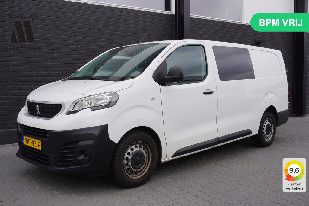 Peugeot Expert 2.0 BlueHDI 120PK Dubbel cabine EURO 6 - Airco -Navi - Cruise - €14.950,- Excl.