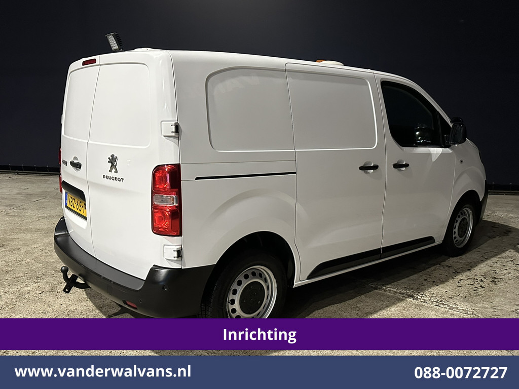 Peugeot Expert 2.0 BlueHDI 123pk L1H1 Inrichting Euro6 Airco | Omvormer | Apple Carplay | 2500kg trekhaak | Cruisecontrol Parkeersensoren, Bijrijdersbank 11
