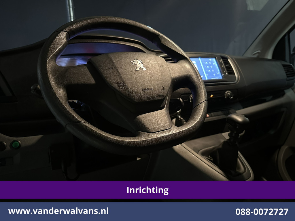 Peugeot Expert 2.0 BlueHDI 123pk L1H1 Inrichting Euro6 Airco | Omvormer | Apple Carplay | 2500kg trekhaak | Cruisecontrol Parkeersensoren, Bijrijdersbank 14