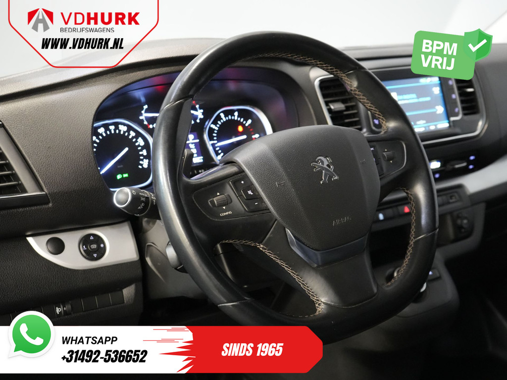 Peugeot Expert 2.0 HDI 180 pk Aut. Sport Edition Nr 128 DC Dubbel Cabine Adapt.Cruise/ 2xSchuifdeur/ Leder/ Xenon/ Head Up/ Climate/ Alarm/ Stoelverw./ Carplay/ Keyless/ Navi/ Camera 14
