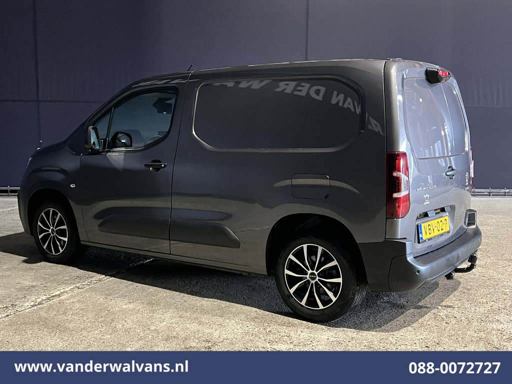 Peugeot Partner 1.5 BlueHDI 131pk Automaat L1H1 Euro6 Airco | Navigatie | Trekhaak | Apple Carplay | Cruisecontrol Android Auto, Stoelverwarming, Parkeersensoren, 12