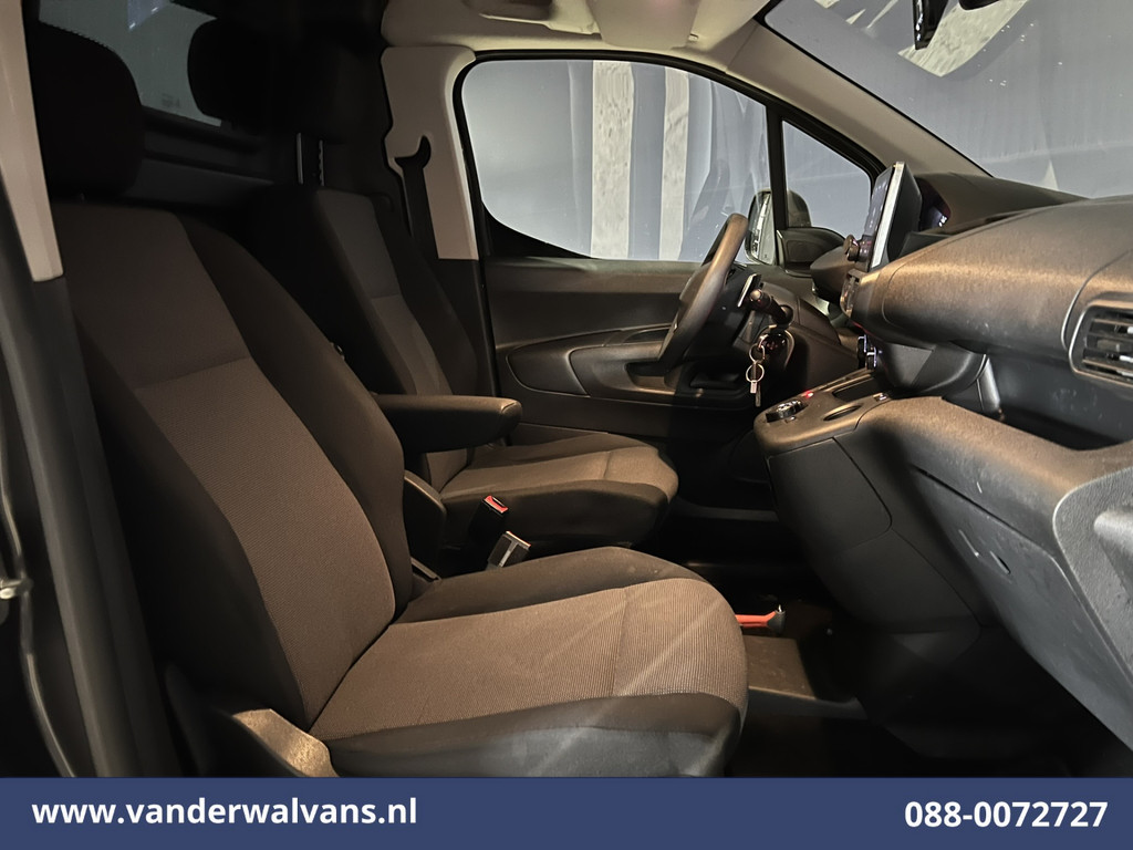 Peugeot Partner 1.5 BlueHDI 131pk Automaat L1H1 Euro6 Airco | Navigatie | Trekhaak | Apple Carplay | Cruisecontrol Android Auto, Stoelverwarming, Parkeersensoren, 9