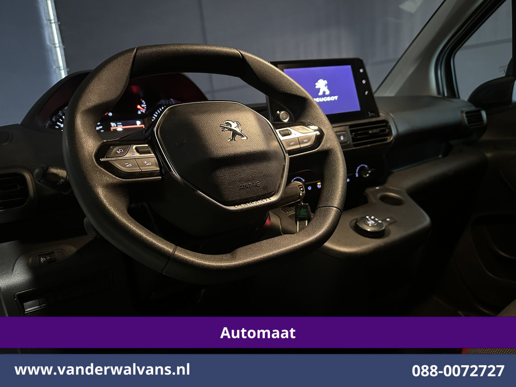 Peugeot Partner 1.5 BlueHDI 131pk Automaat L2H1 Euro6 Airco | 3-Zits | Camera | Apple Carplay | Cruisecontrol Android Auto, Parkeersensoren, Bijrijdersbank 15