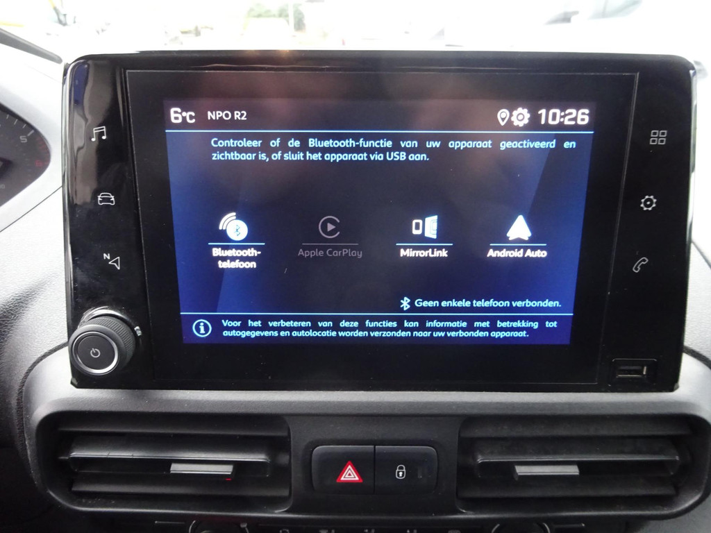 Peugeot Partner 1.5 BlueHDI Premium AIRCO GROOT SCHERM CRUISE CONTROL SCHUIFDEUR 16