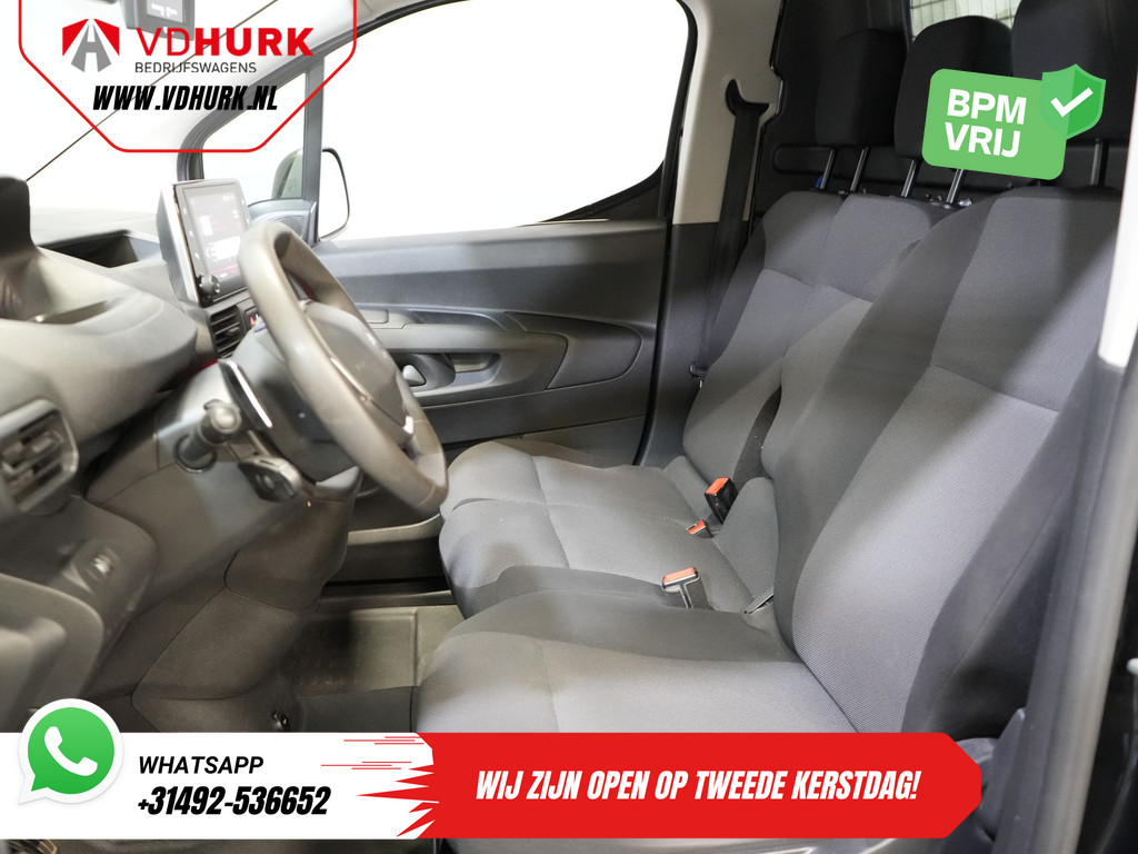 Peugeot Partner 1.5 HDI 130 pk Aut. L2 BPM VRIJ! Imperiaal/ 3pers./ Carplay/ Camera/ Climate/ PDC/ LMV/ Cruise/ Trekhaak 12