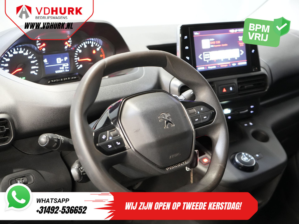 Peugeot Partner 1.5 HDI 130 pk Aut. L2 BPM VRIJ! Imperiaal/ 3pers./ Carplay/ Camera/ Climate/ PDC/ LMV/ Cruise/ Trekhaak 14