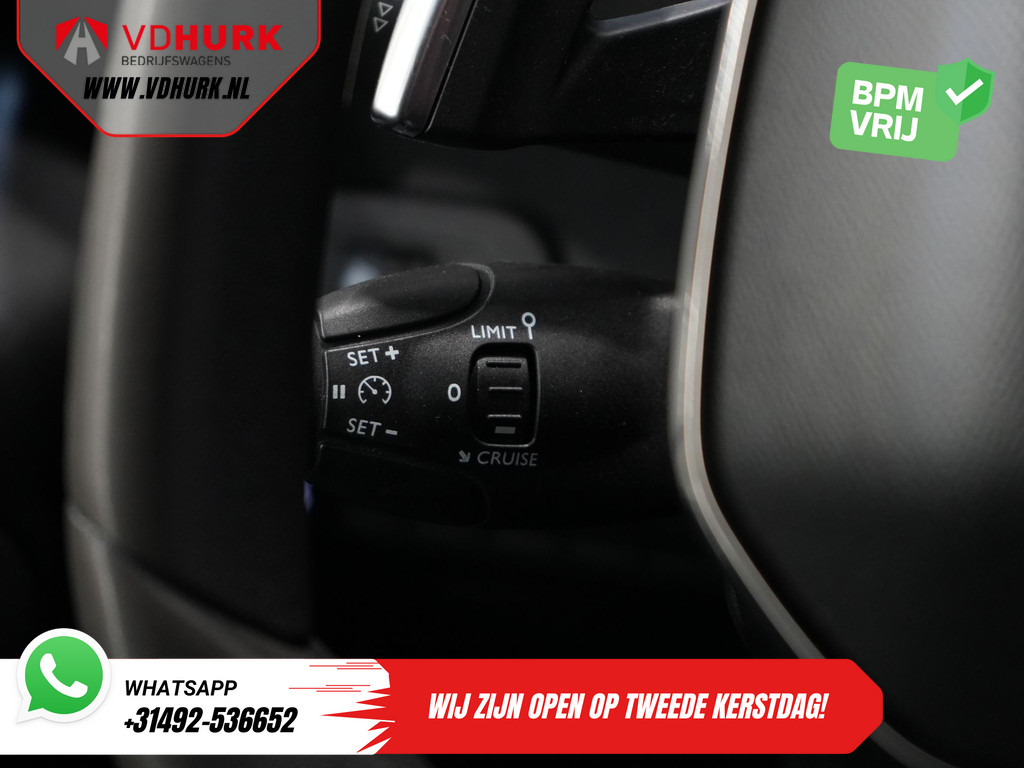 Peugeot Partner 1.5 HDI 130 pk Aut. L2 BPM VRIJ! Imperiaal/ 3pers./ Carplay/ Camera/ Climate/ PDC/ LMV/ Cruise/ Trekhaak 19