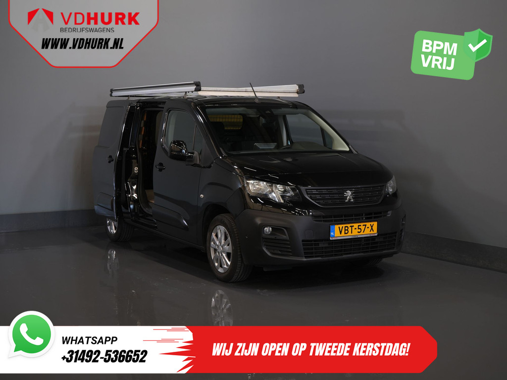 Peugeot Partner 1.5 HDI 130 pk Aut. L2 BPM VRIJ! Imperiaal/ 3pers./ Carplay/ Camera/ Climate/ PDC/ LMV/ Cruise/ Trekhaak 9