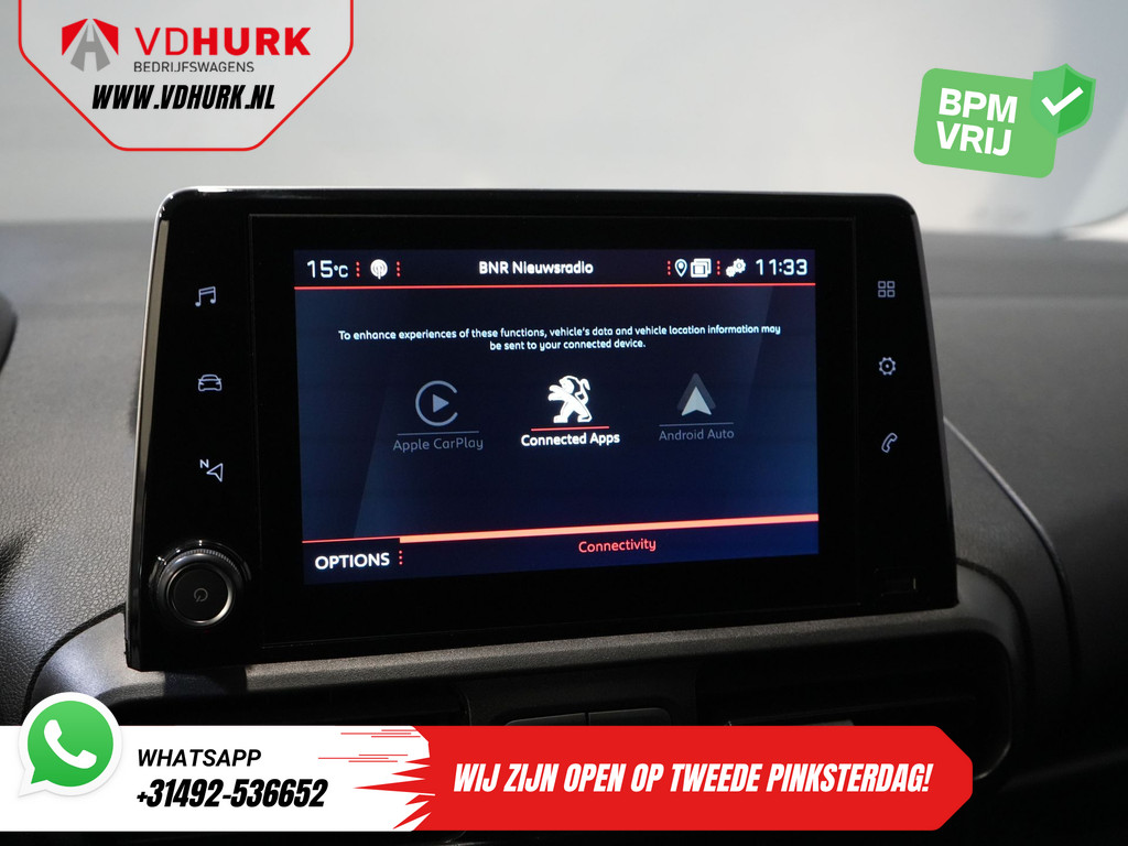 Peugeot Partner 1.5 HDI BPM VRIJ! NL Auto/ Airco/ Carplay/ Cruise/ PDC/ Navi 15