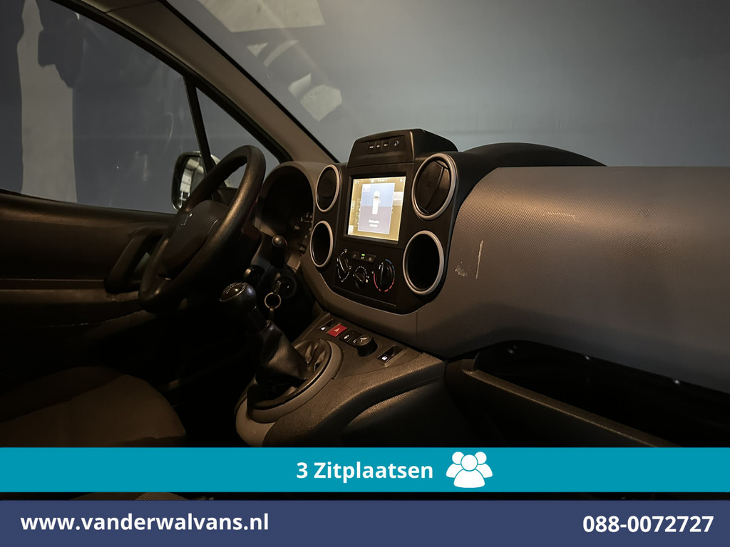Peugeot Partner 1.6 BlueHDi L1H1 Euro6 Airco | 3-Zits | Navigatie | Apple Carplay | Cruisecontrol Parkeersensoren, zijdeur, bijrijdersbank 10
