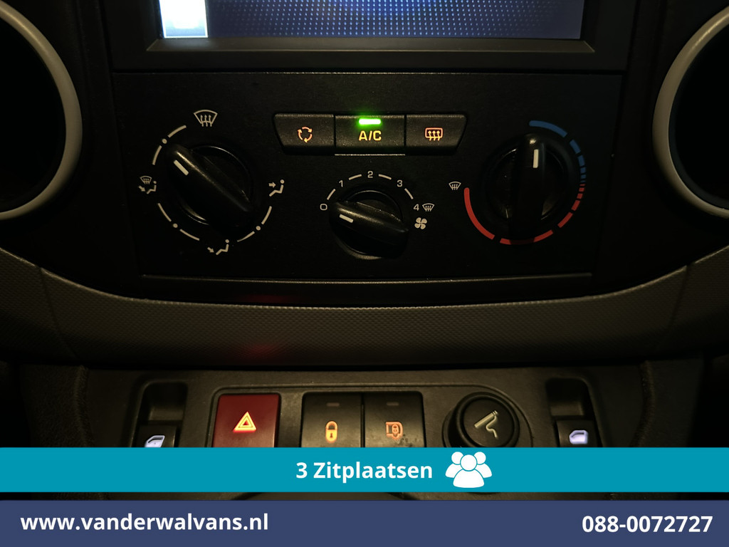 Peugeot Partner 1.6 BlueHDi L1H1 Euro6 Airco | 3-Zits | Navigatie | Apple Carplay | Cruisecontrol Parkeersensoren, zijdeur, bijrijdersbank 14