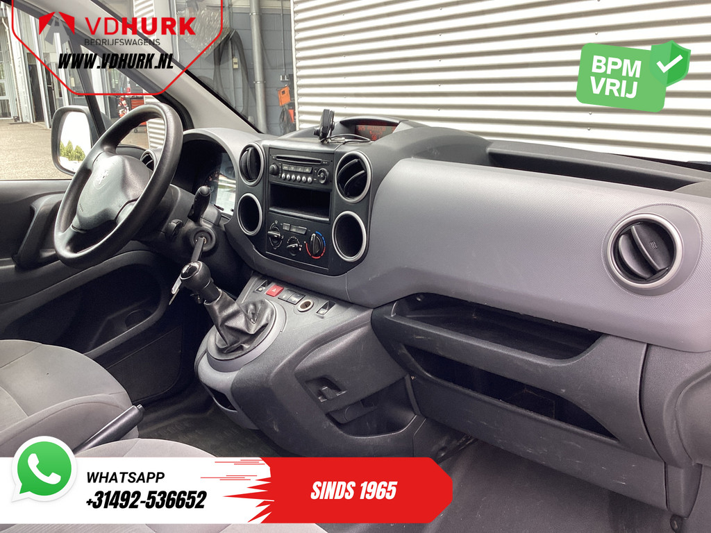 Peugeot Partner 1.6 HDI 90 pk EXPORT ONLY NL Auto/ 3Pers./ Airco/ Dakdragers/ Inrichting 10