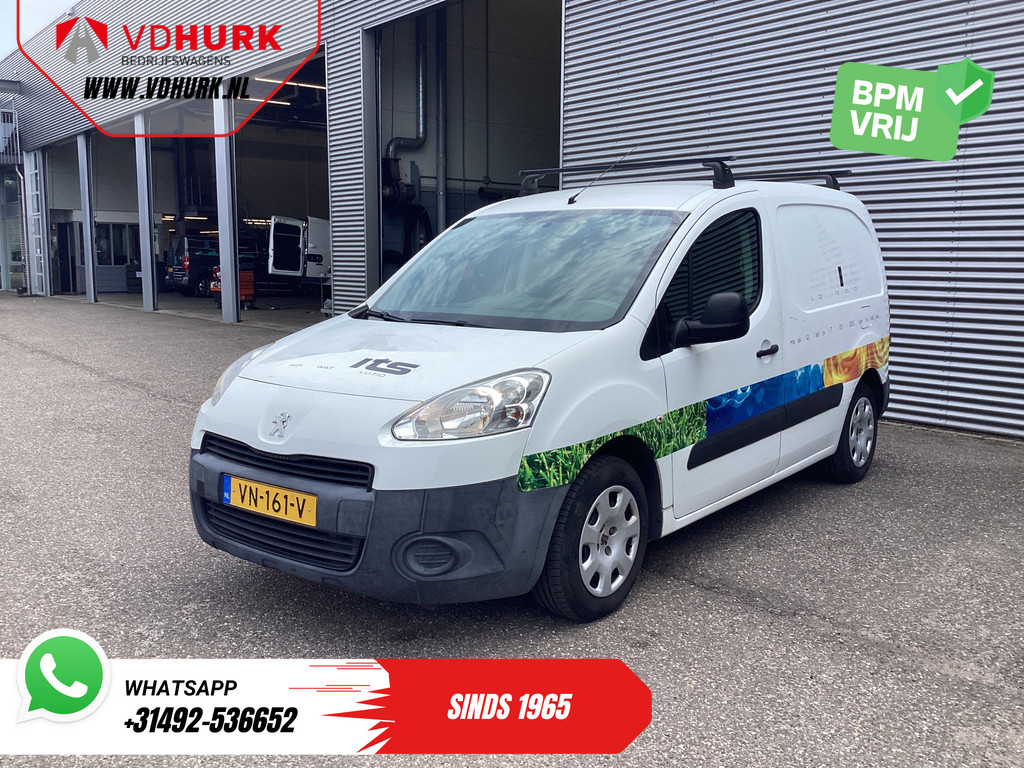 Peugeot Partner 1.6 HDI 90 pk EXPORT ONLY NL Auto/ 3Pers./ Airco/ Dakdragers/ Inrichting 7