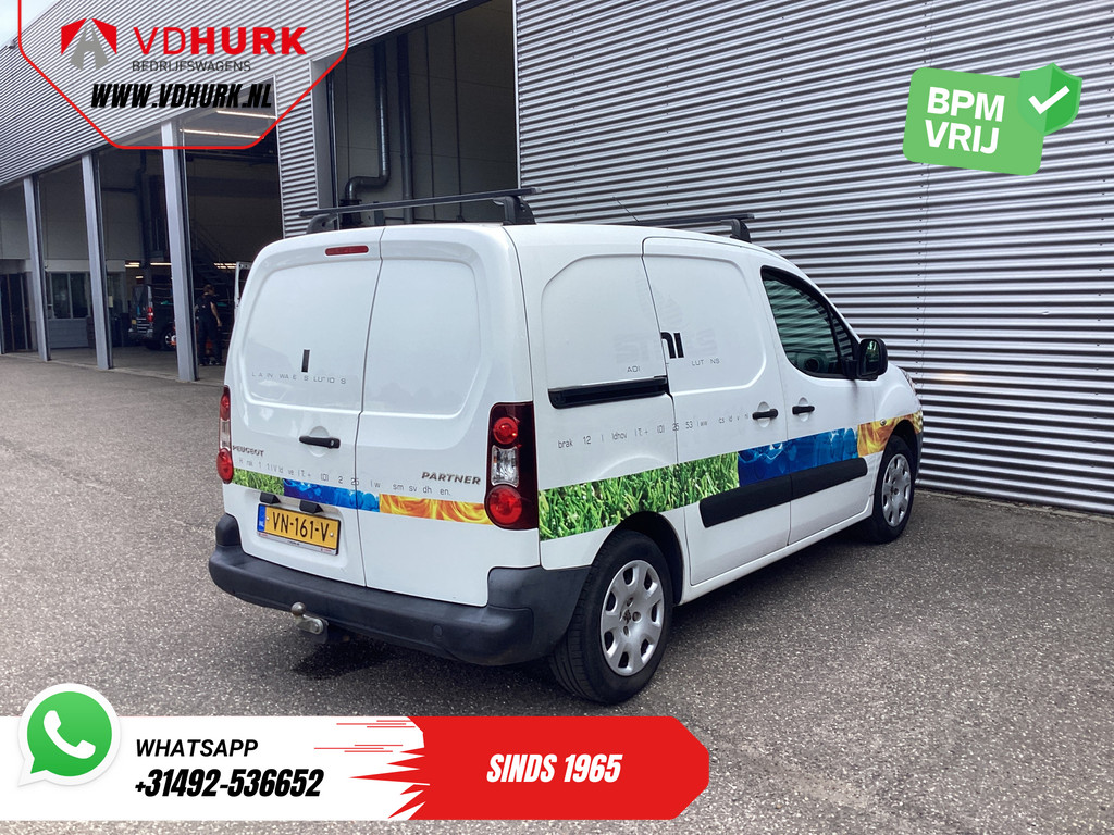 Peugeot Partner 1.6 HDI 90 pk EXPORT ONLY NL Auto/ 3Pers./ Airco/ Dakdragers/ Inrichting 8