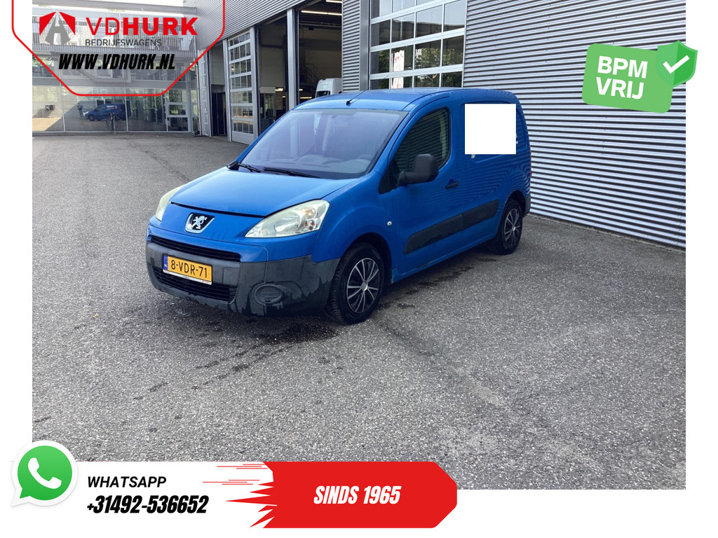 Peugeot Partner 1.6 HDI 90 pk EXPORT ONLY NL Auto/ 3 Pers./ Airco/ Trekhaak 8