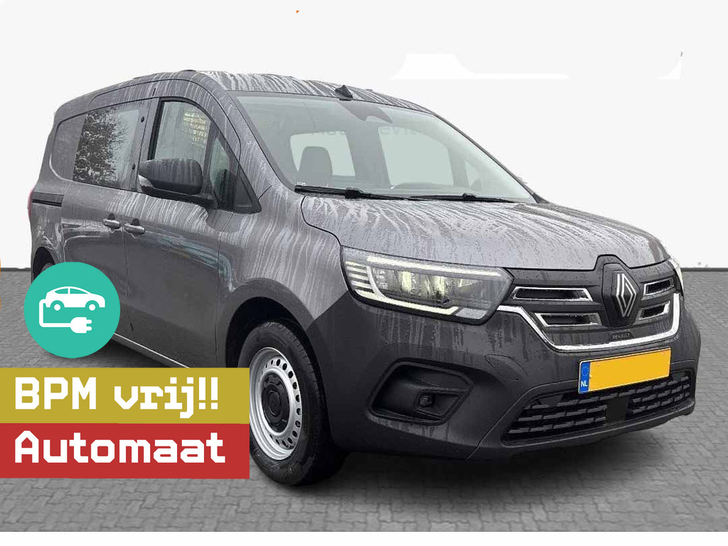 Renault Kangoo E-Tech Advance L2 44 kWh Automaat Opklapbare Dubbelcabine nr.V094 | 120PK | Climate | Navi | Cruise | Schuifdeur L + R